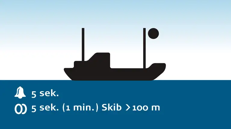 Klokke 5 sekunder. 